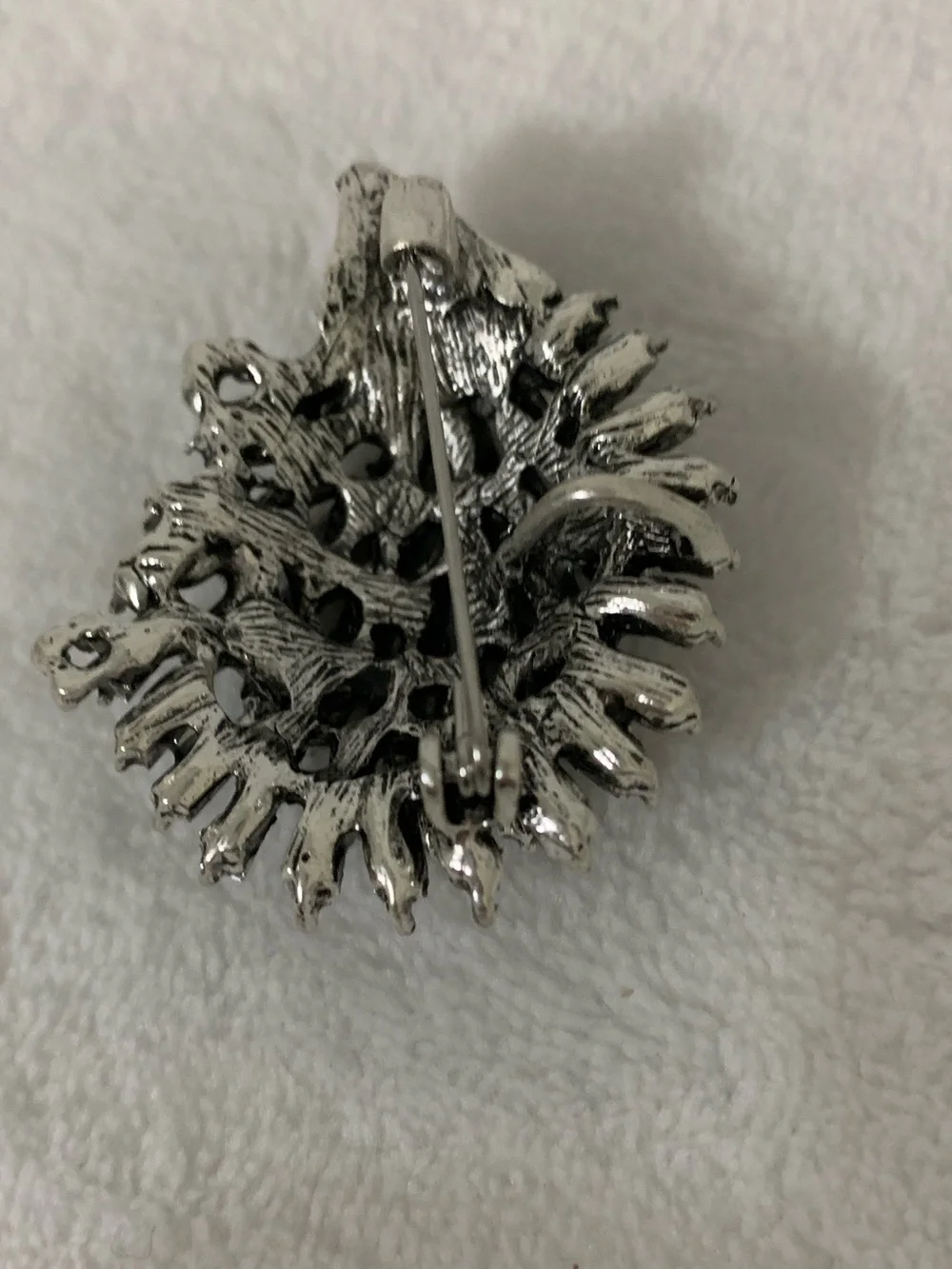 Hedgehog Crystal Pin Brooch & Pendant